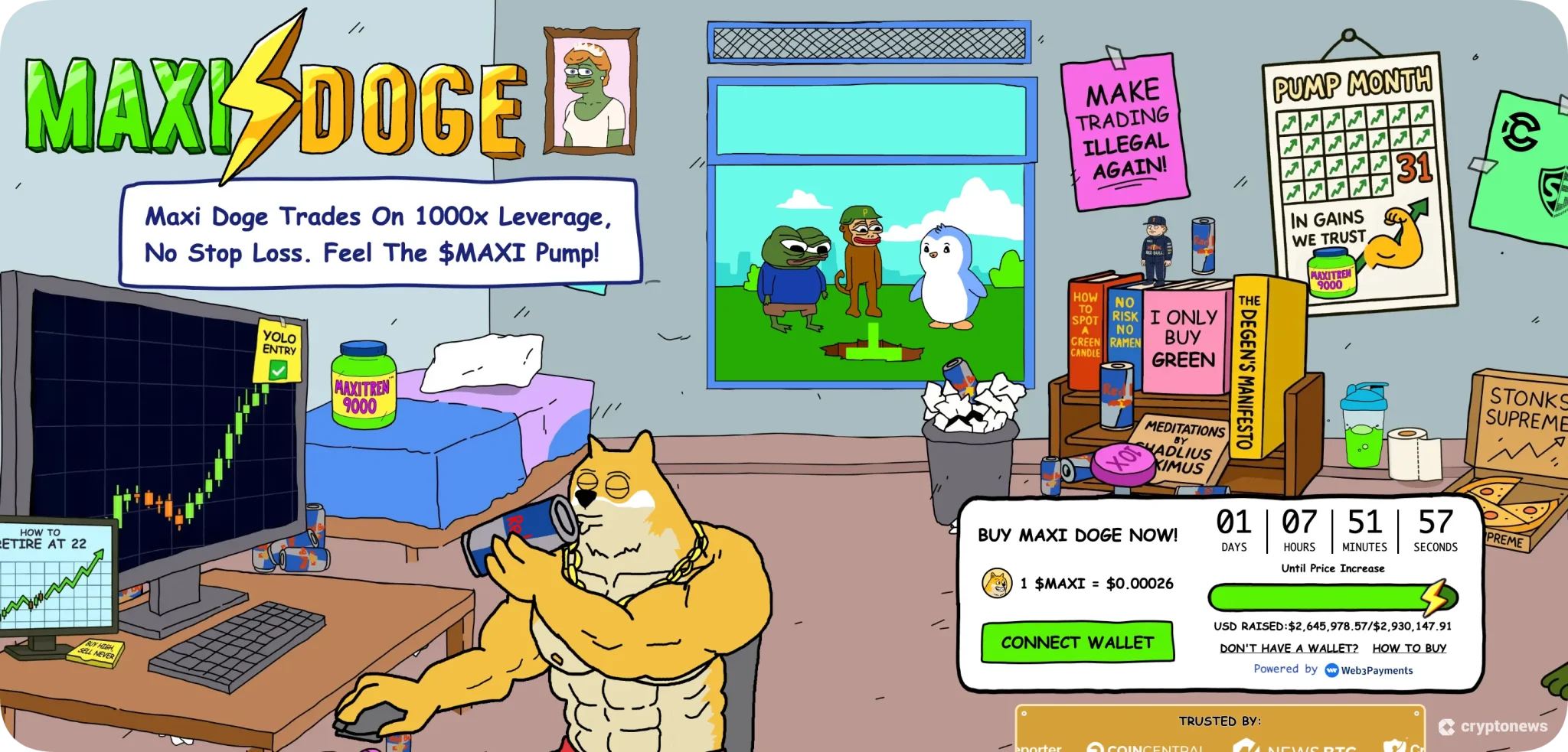 Maxi Doge is one of the a new mexc listings