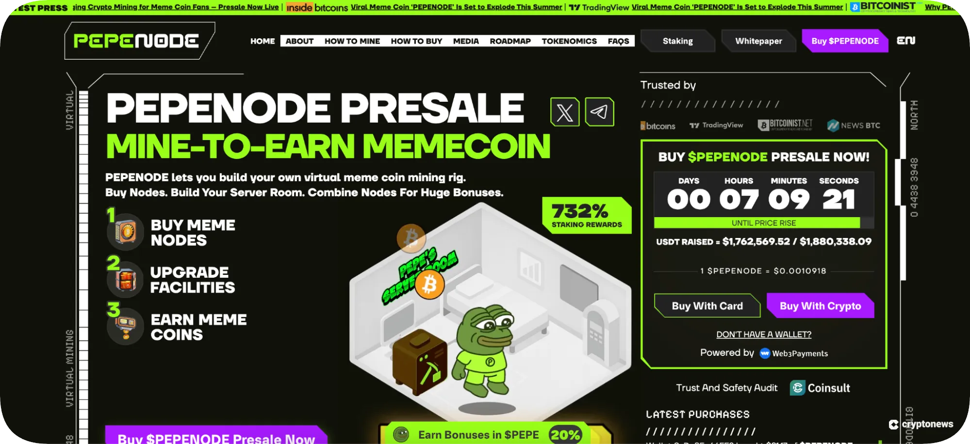 PEPENODE is a good alternative to based eggman