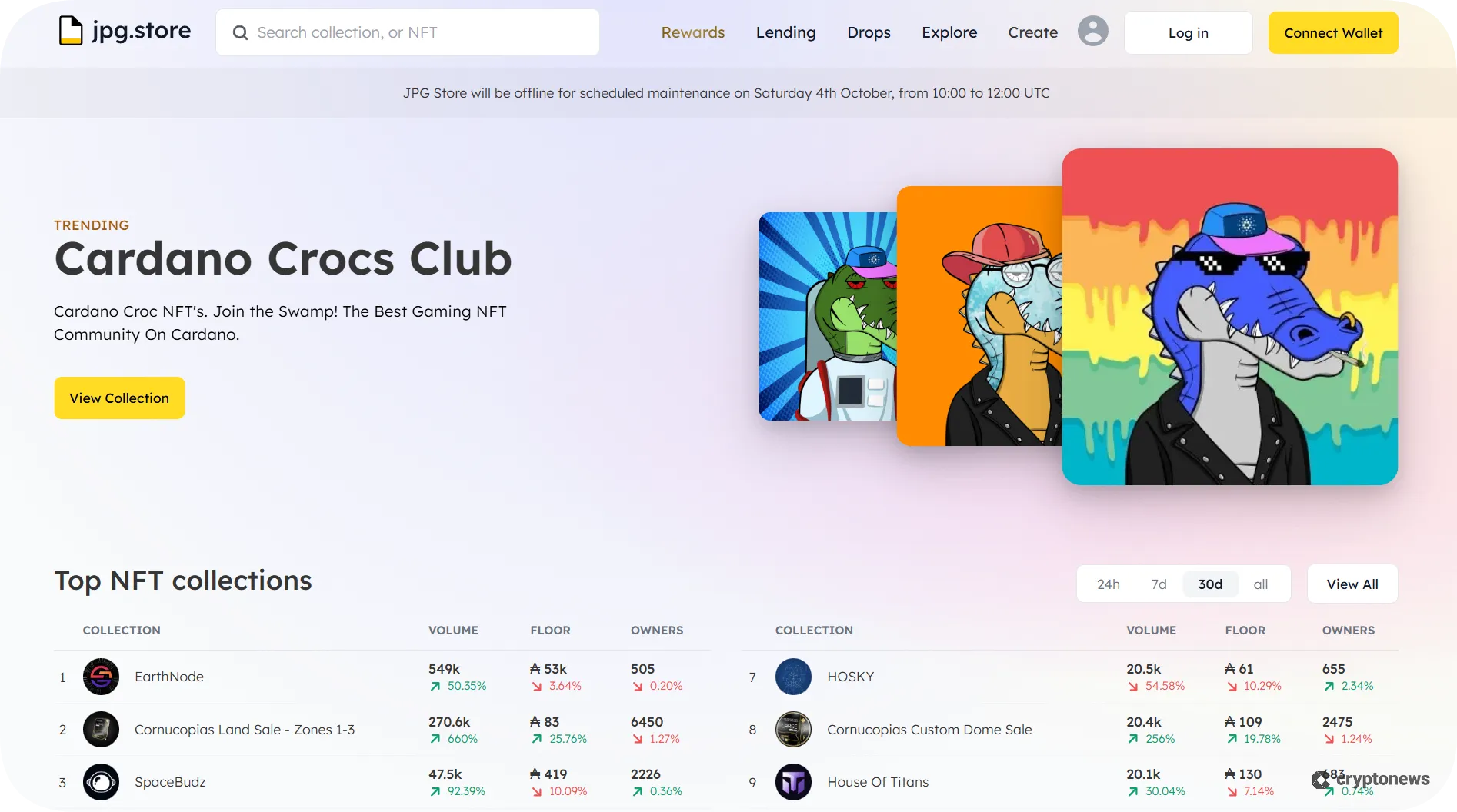 JPG Store, the best Cardano NFT marketplace