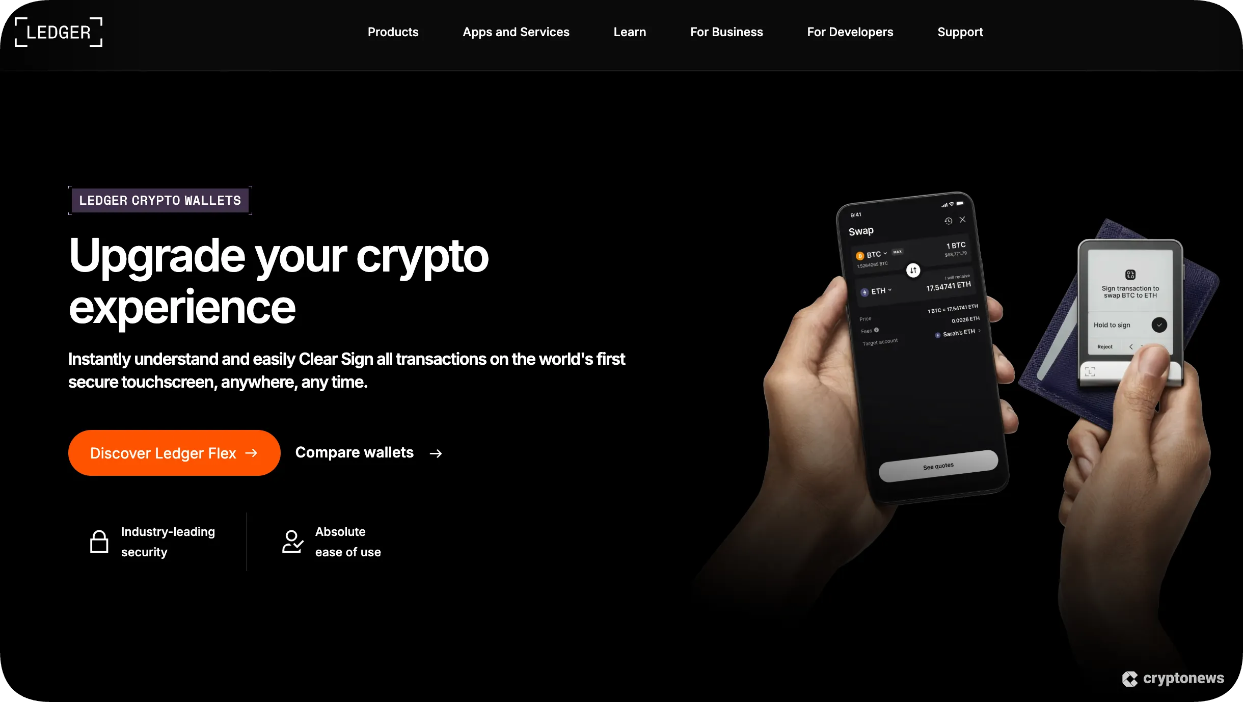 Ledger is the Best Crypto Cold Wallet for UK Users