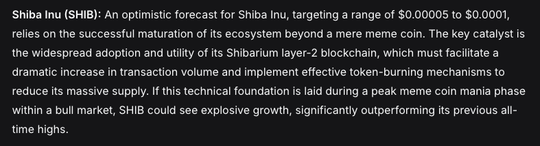 deepseek ai predicts shib