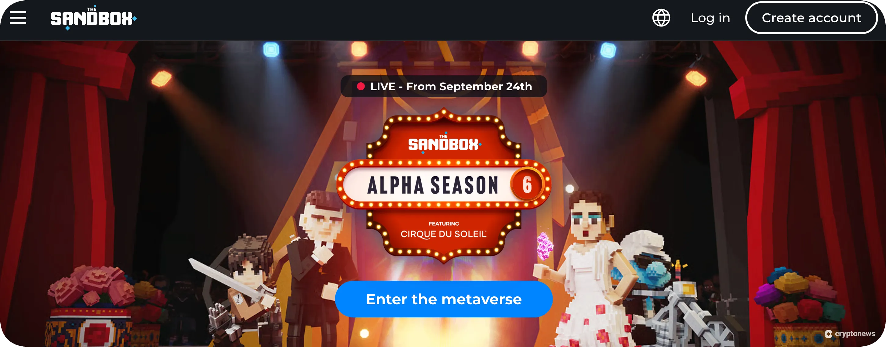 the sandbox is a good web3 game to play