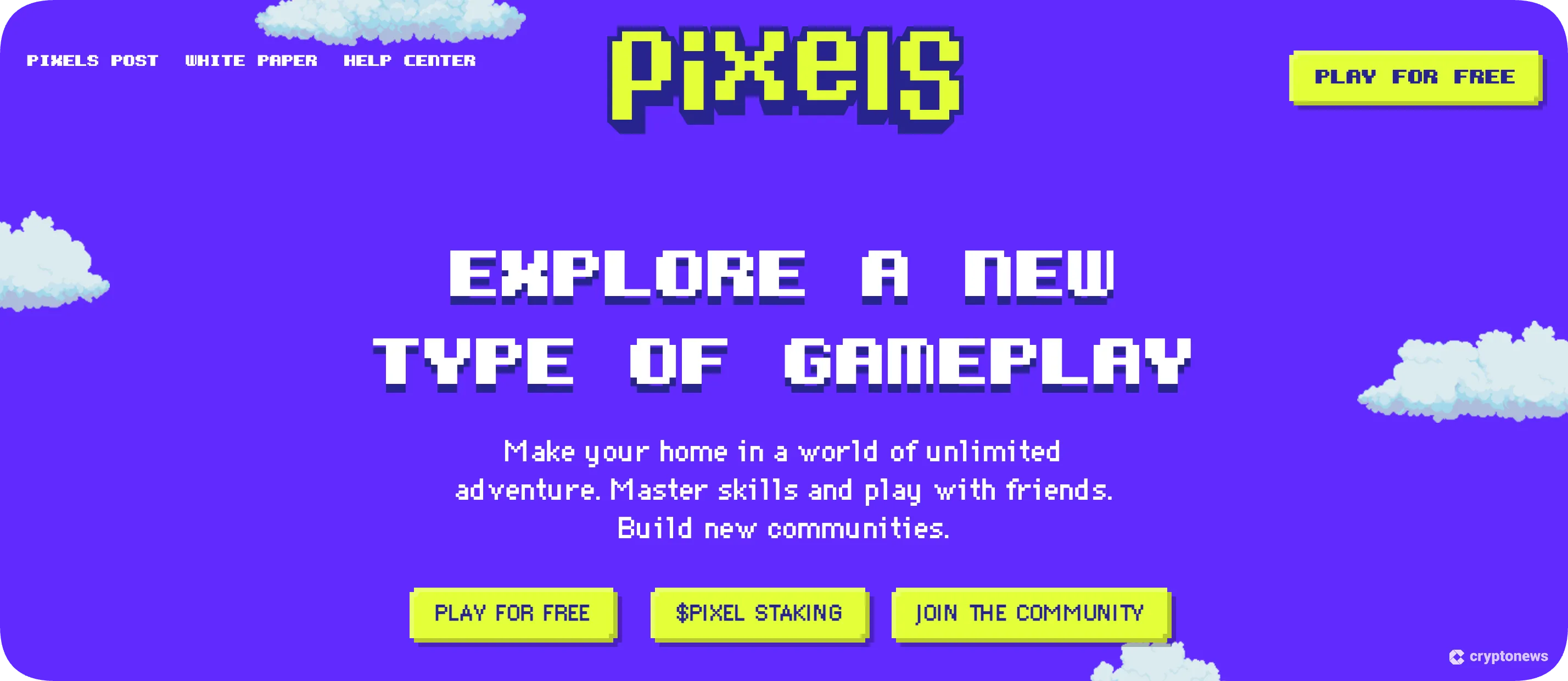 pixels is a great web3 game to play