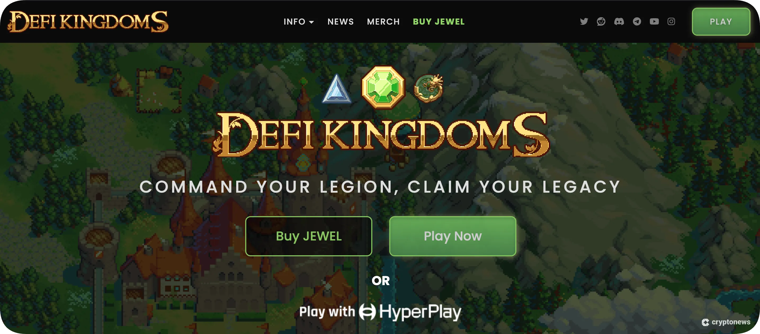 defi kingdoms is a great web3 game to play