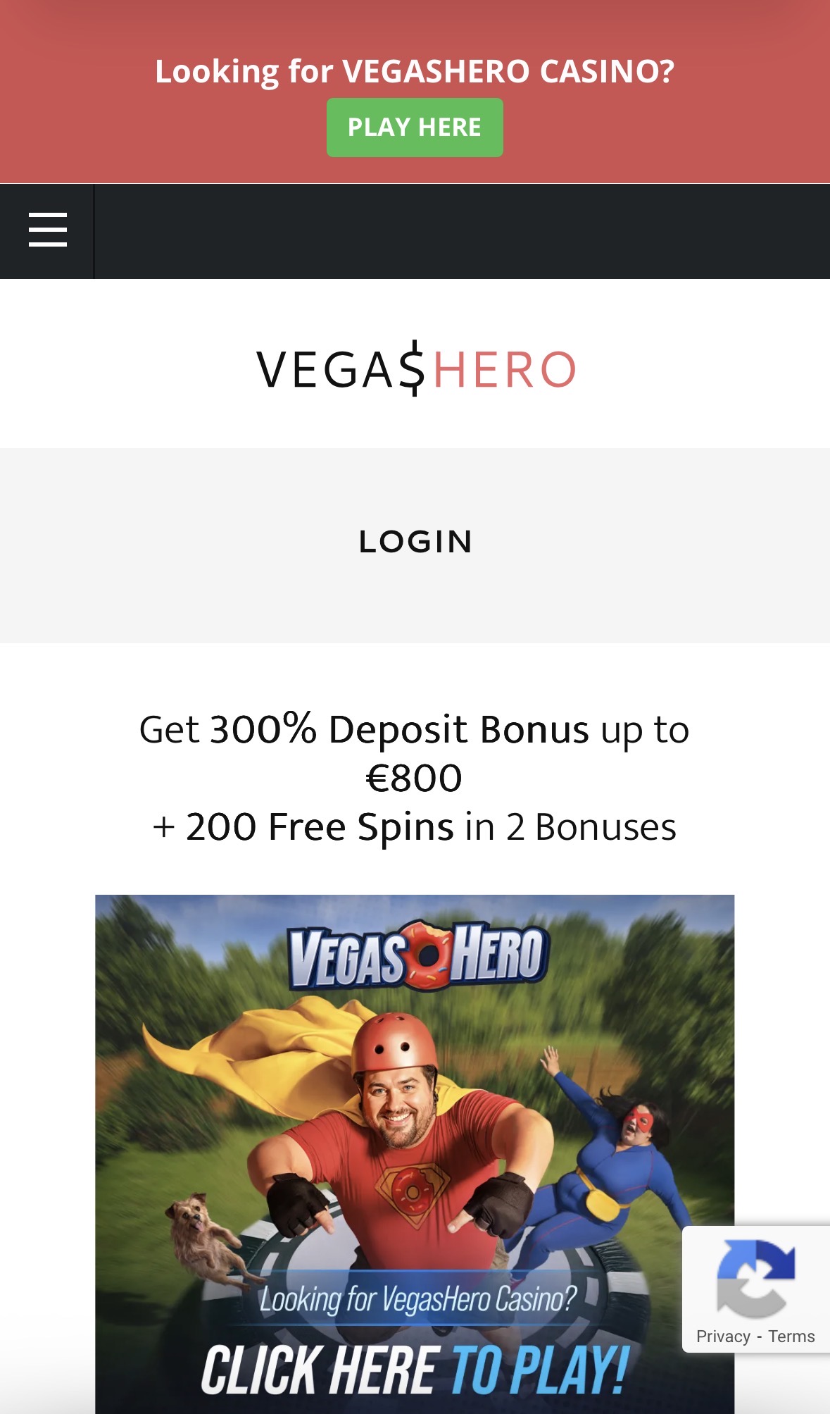 vegashero casino