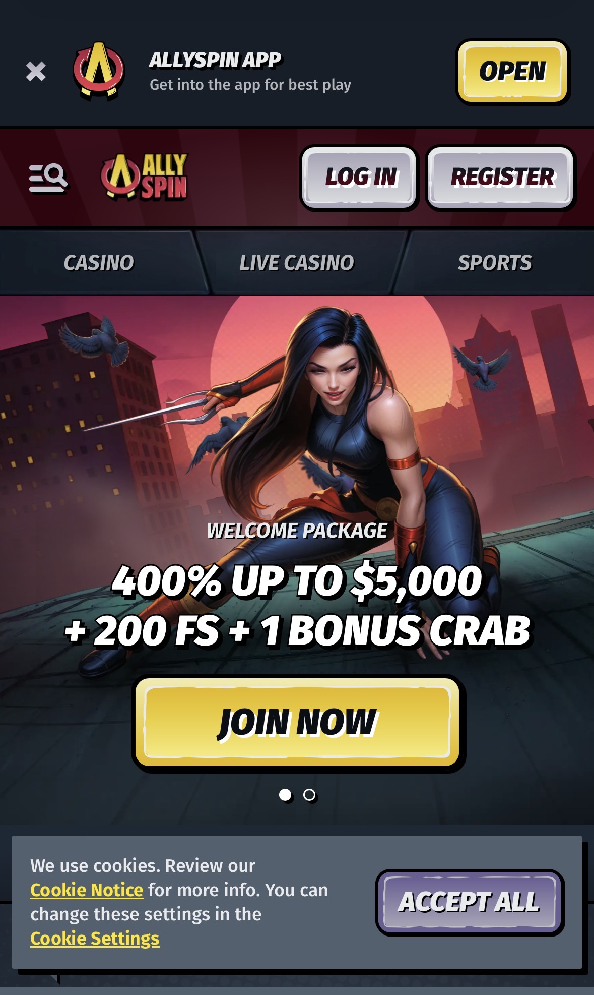 allyspin casino