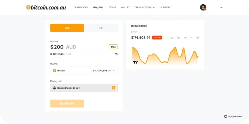 bitcoin.com.au add crypto
