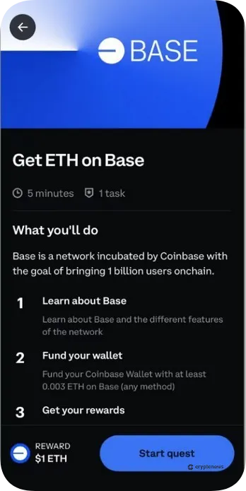 coinbase wallet quests