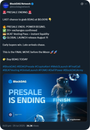 blockdag misleading marketing on x