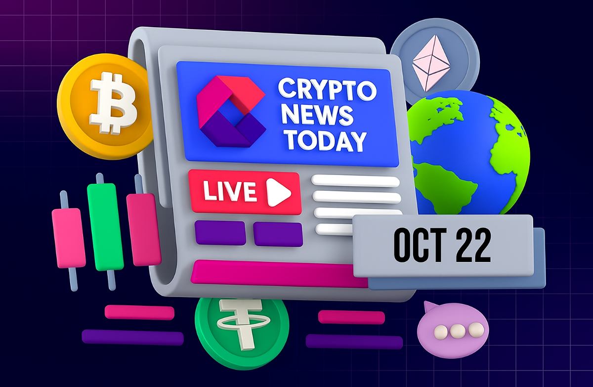 [LIVE] Crypto News Today: Latest Updates for Oct. 22, 2025 – Crypto Market Erases Gains After Rebound as US-China Trade Tensions Escalate; Bitcoin Drops to $108K