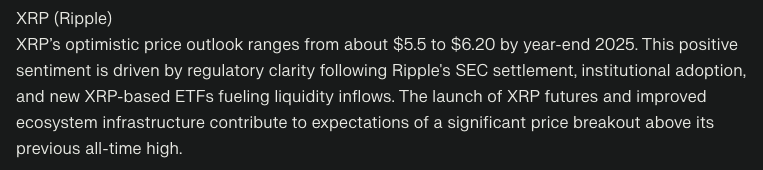 perplexity ai predicts xrp