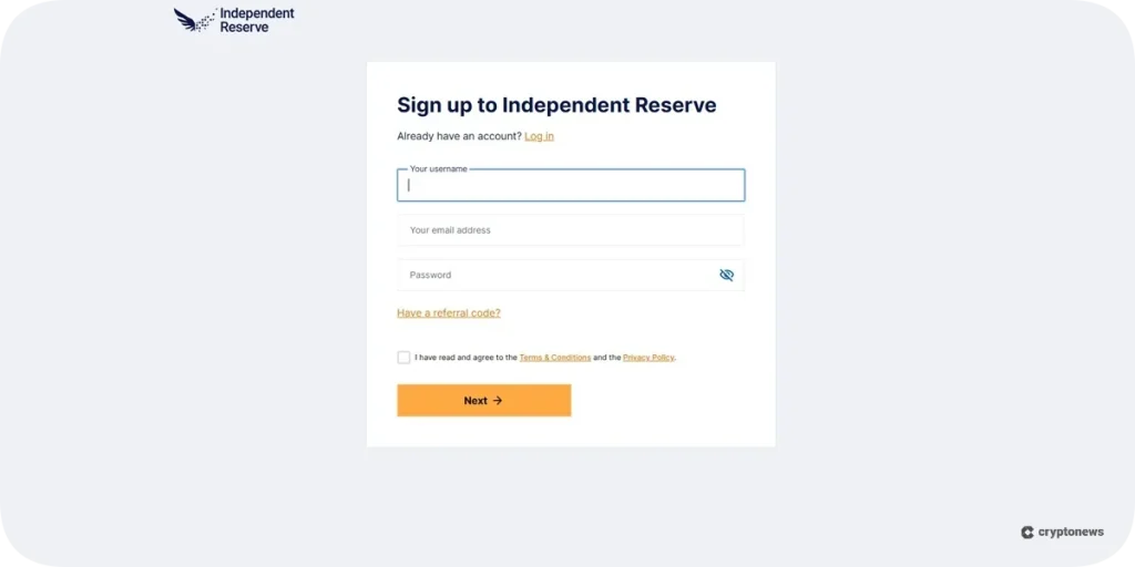 independent reserve verify identity 