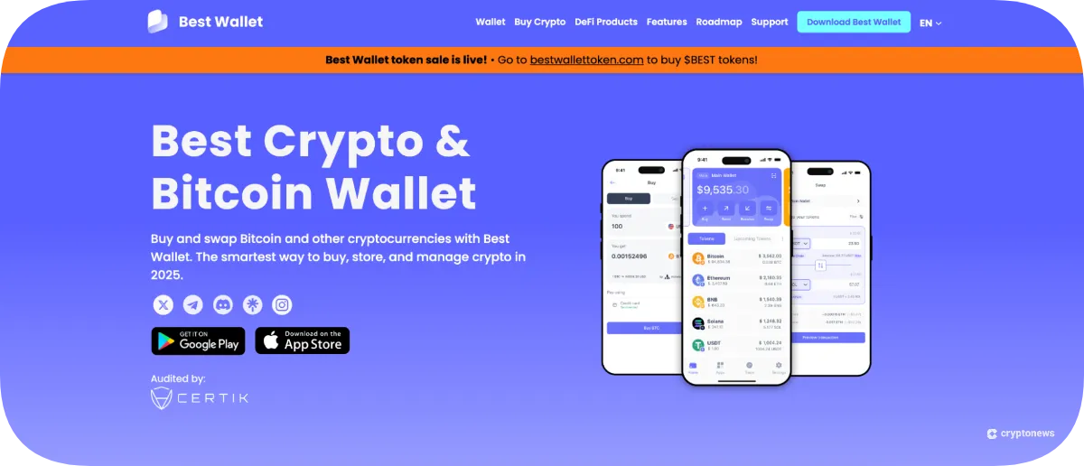 buy WLFI through Best Wallet