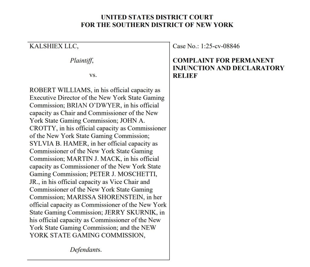 Kalshi Sues New York to 'Protect' Sports Prediction Markets
