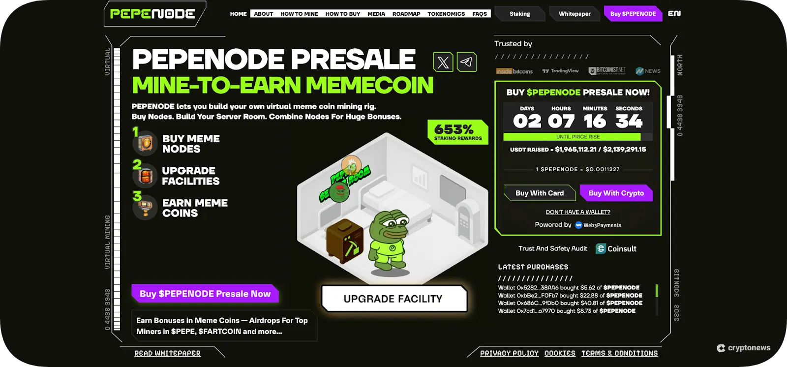Pepenode presale