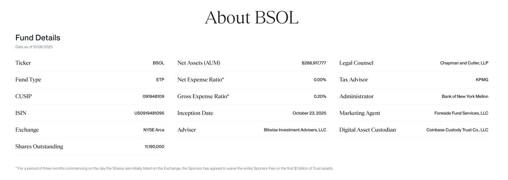 bsol solana etf