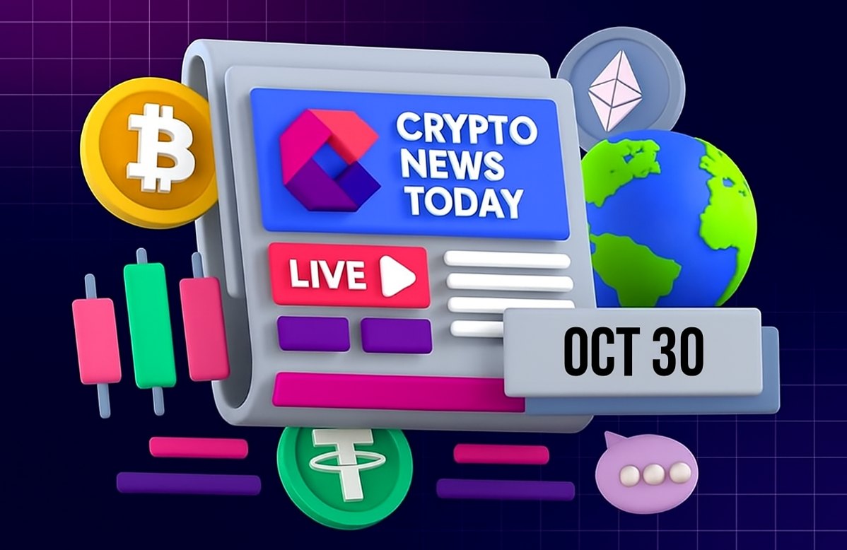 [LIVE] Crypto News Today: Latest Updates for Oct. 30, 2025 – Crypto Market Mixed as $590M in Positions Liquidated in 24 Hours; BTC Slips to $110K