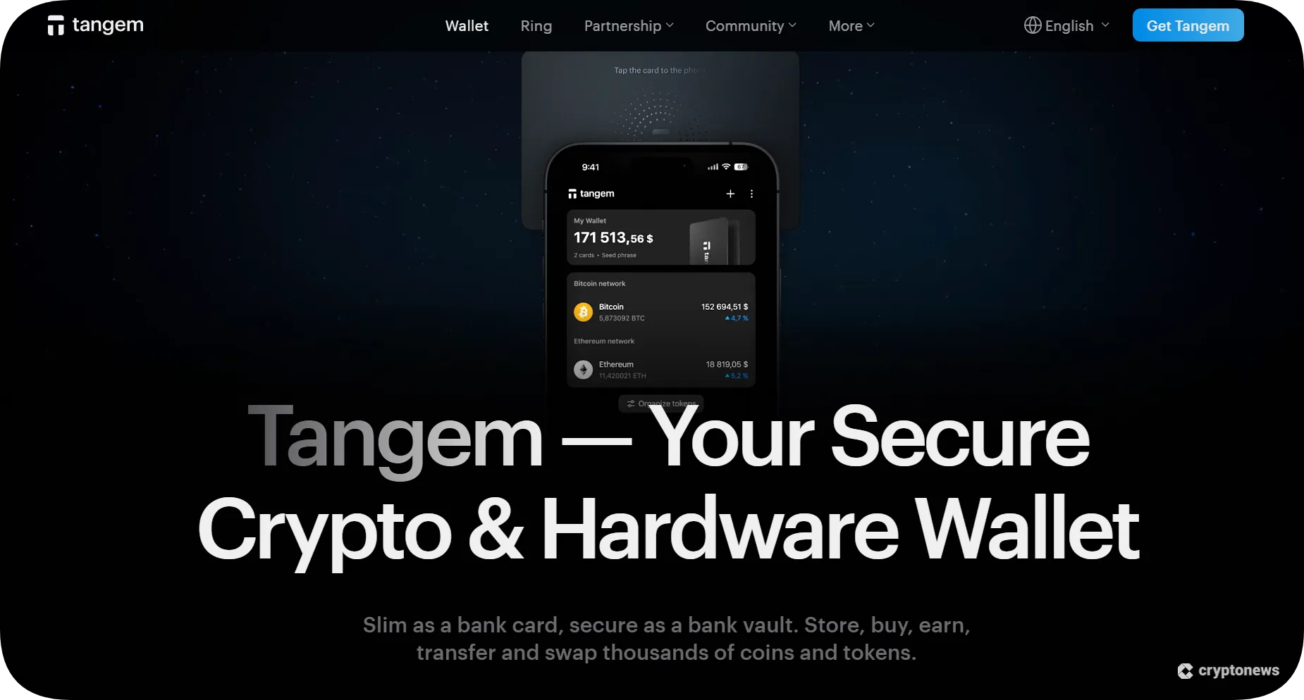Tangem one of Best Bitcoin Wallets for Beginners