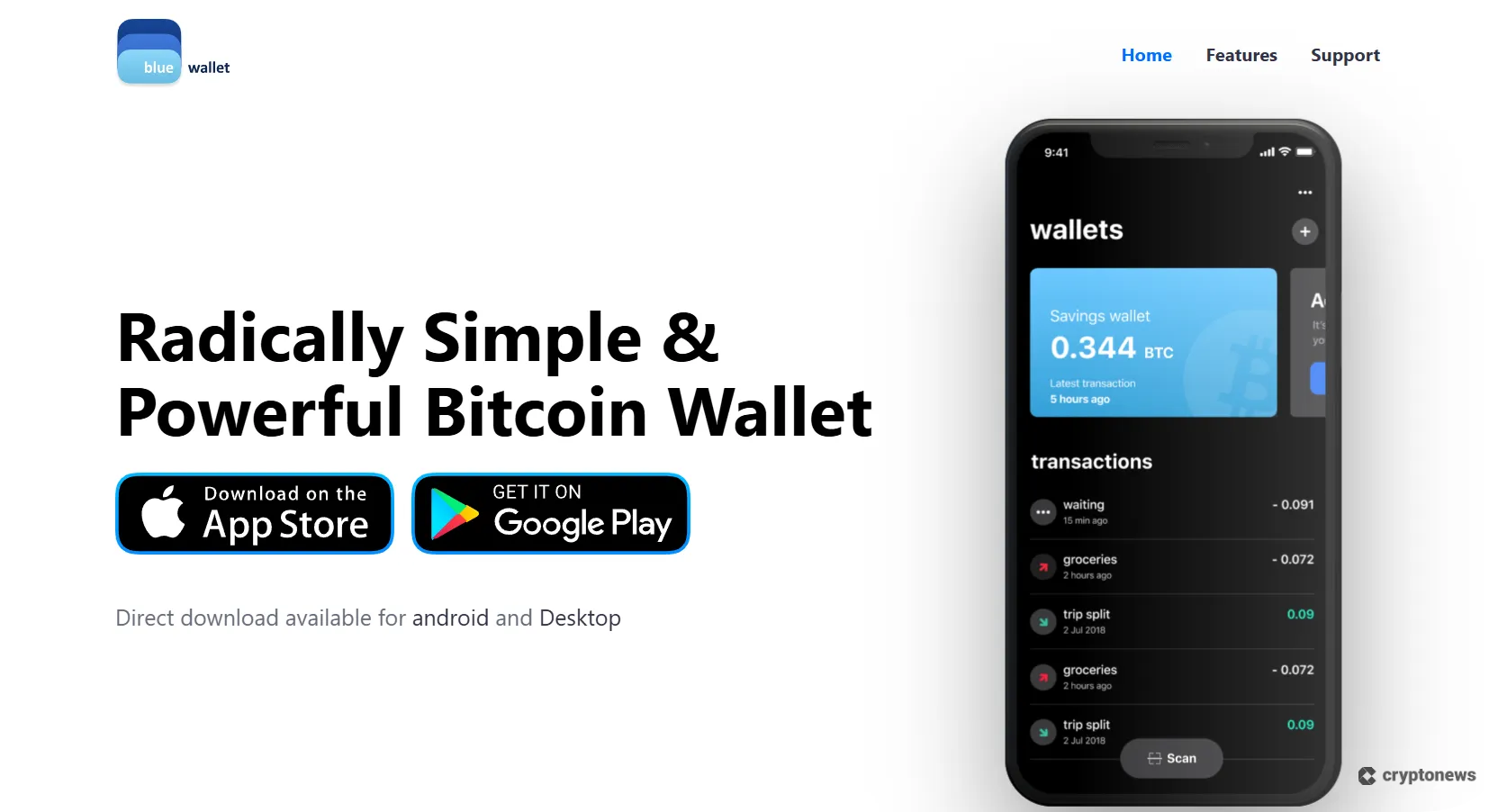 BlueWallet - Best Non-Custodial Lightning Network Wallet