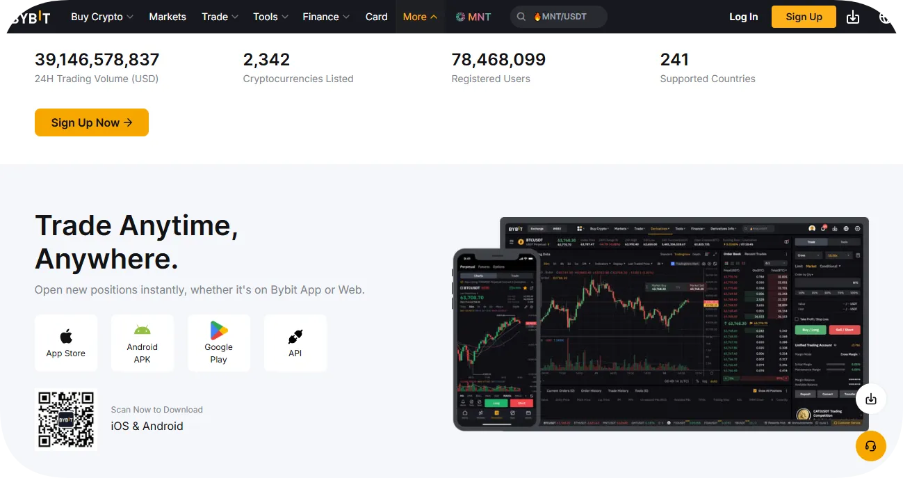 bybit homepage