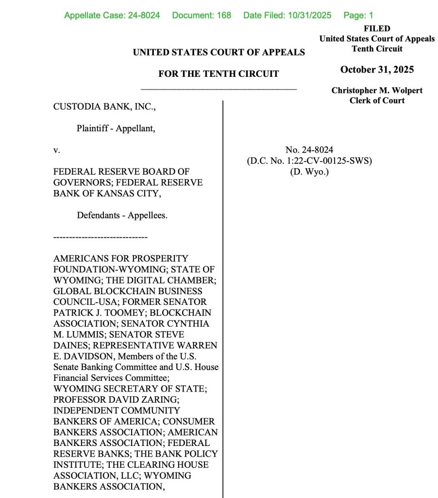 ФРС відхилила 5-річну пропозицію криптобанку Кейтлін Лонг на головний рахунок ФРС відхилила 5-річну пропозицію криптобанку Кейтлін Лонг на головний рахунок