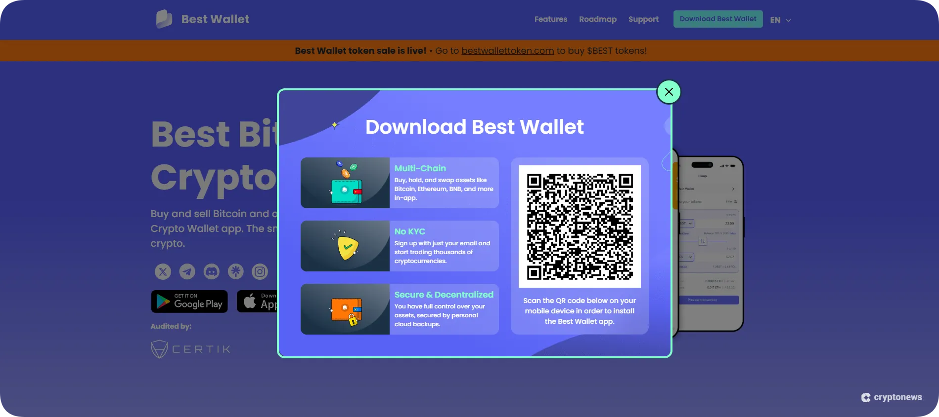 Download the Wallet App