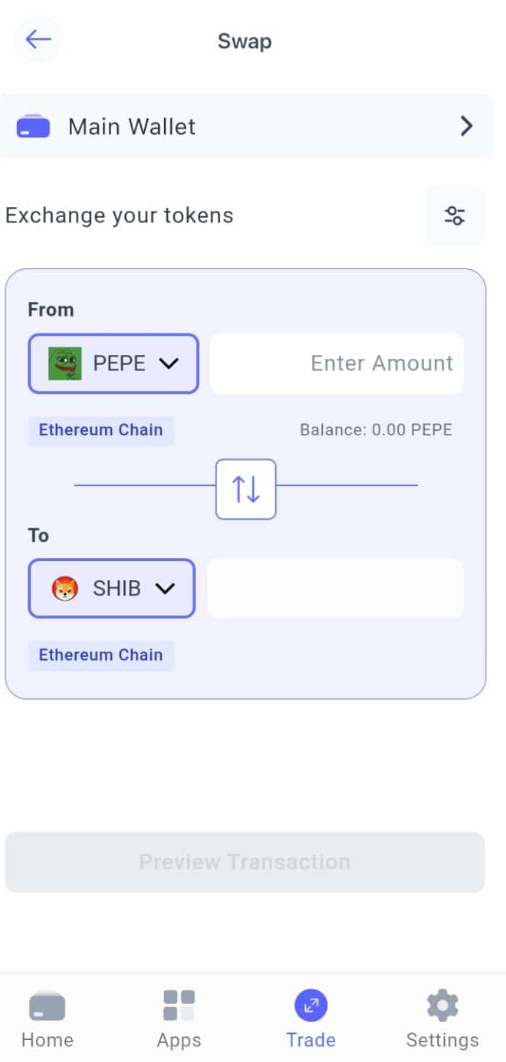 Buy or Deposit Crypto