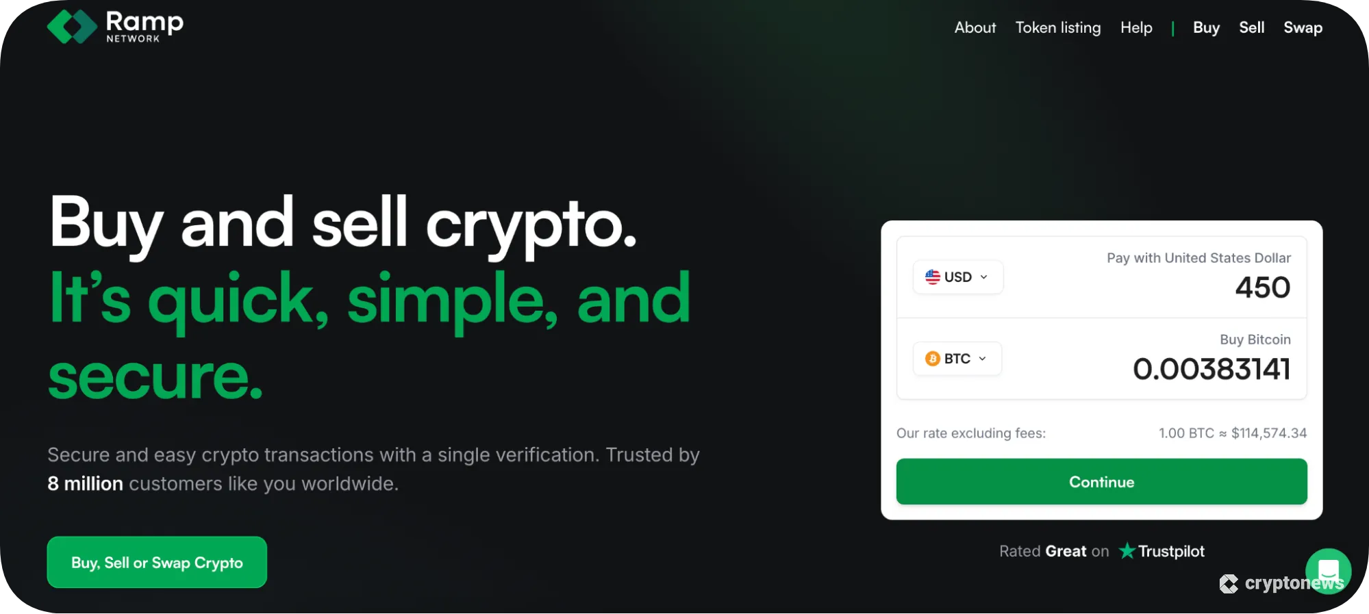 Ramp Network Best Crypto On Ramp for Mobile Investors