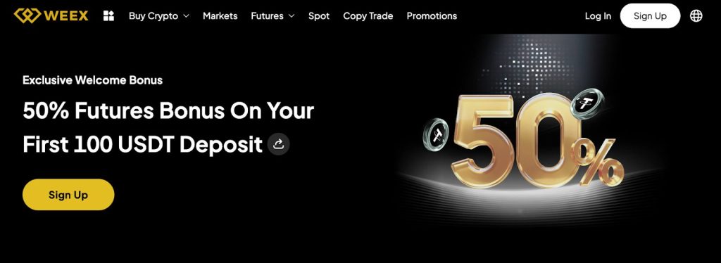 Claim Your WEEX 50% Futures Bonus