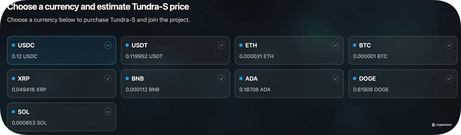 Select a Payment Option