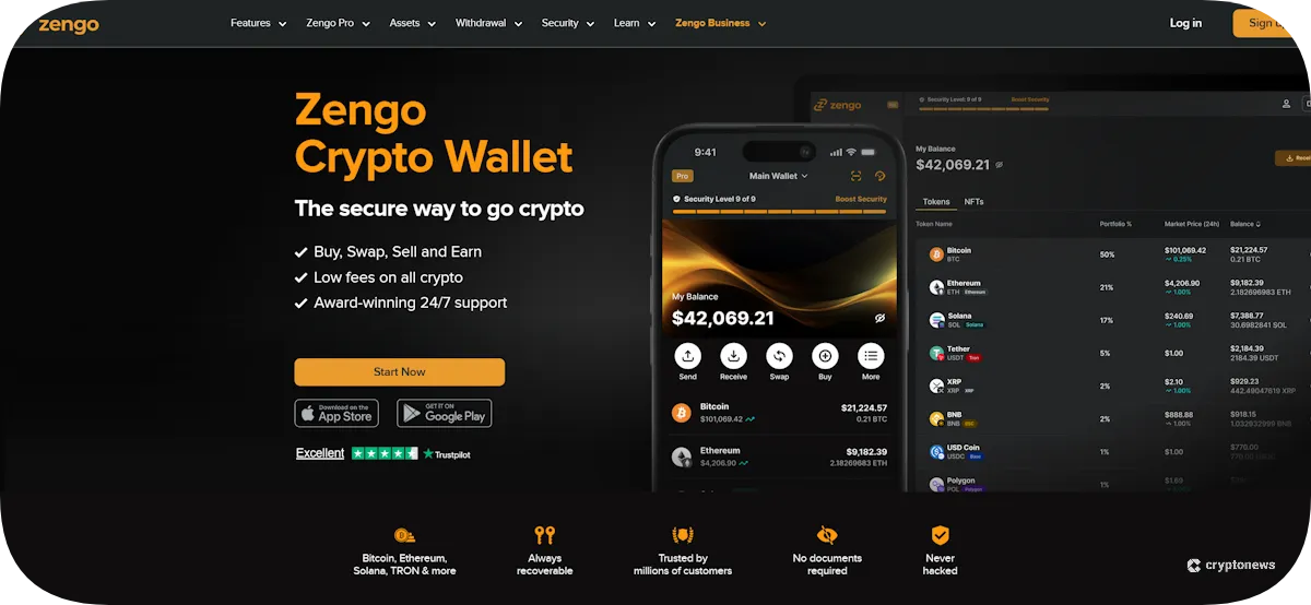 Zengo mpc hot wallet