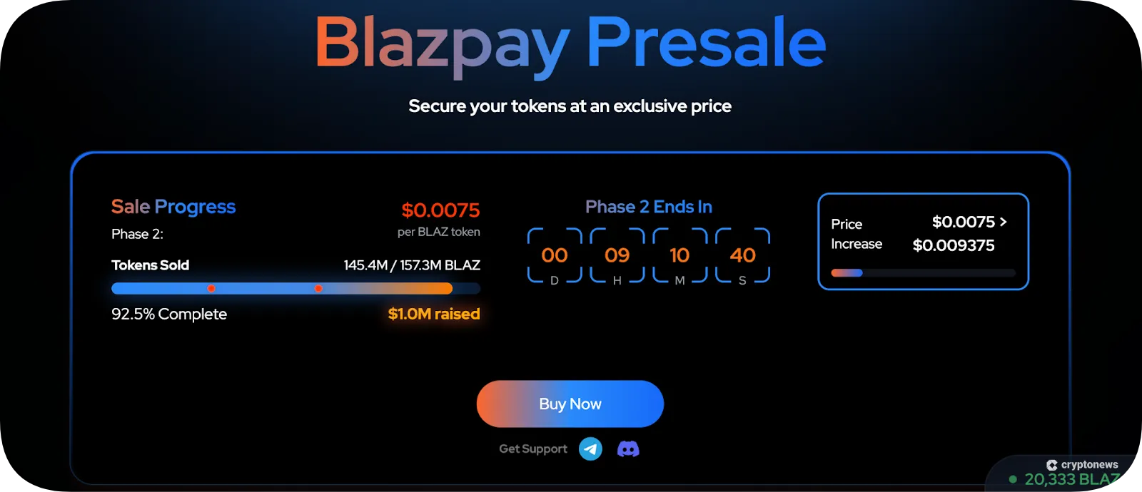 blazpay presale 