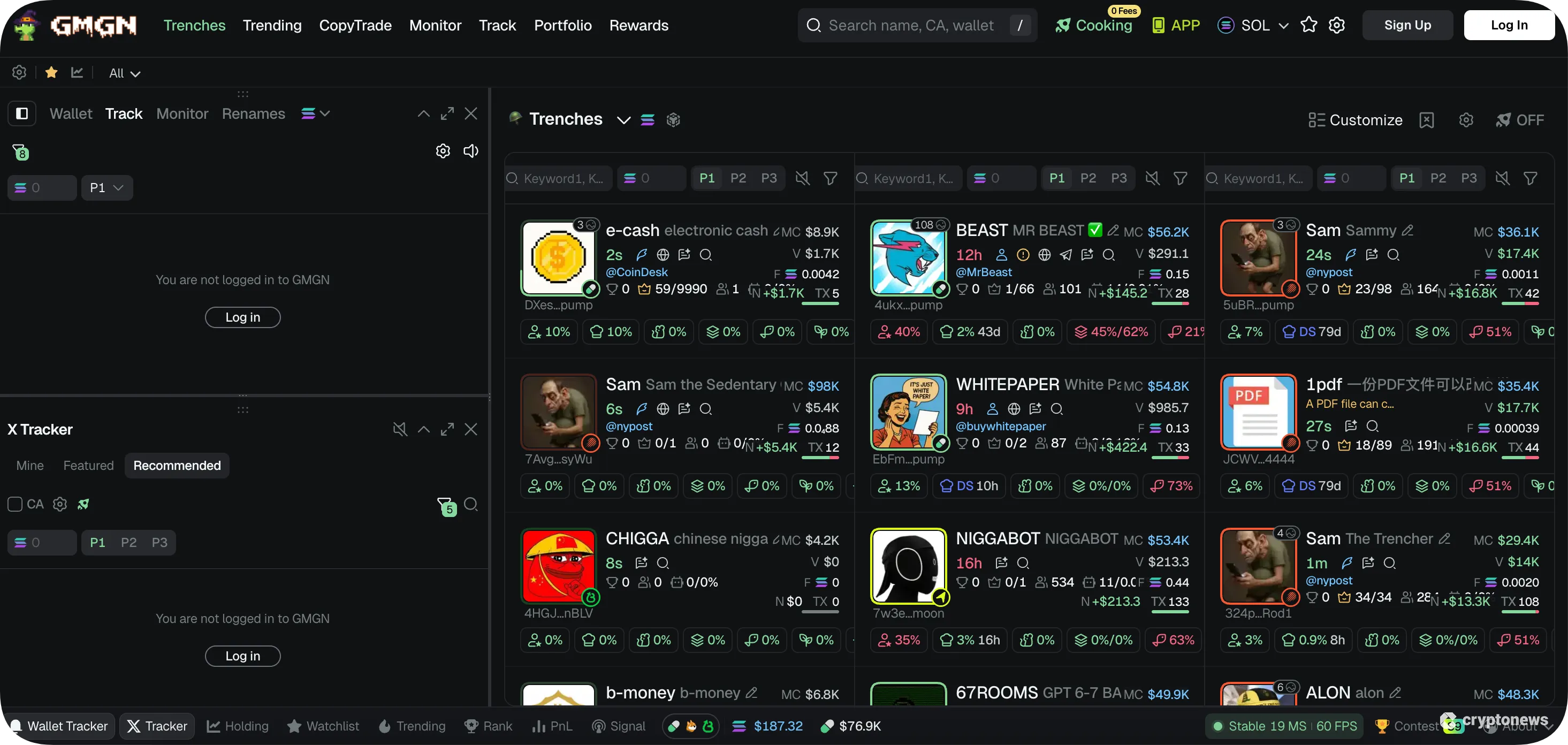 GMGN.ai one of Top Solana Sniper Bots