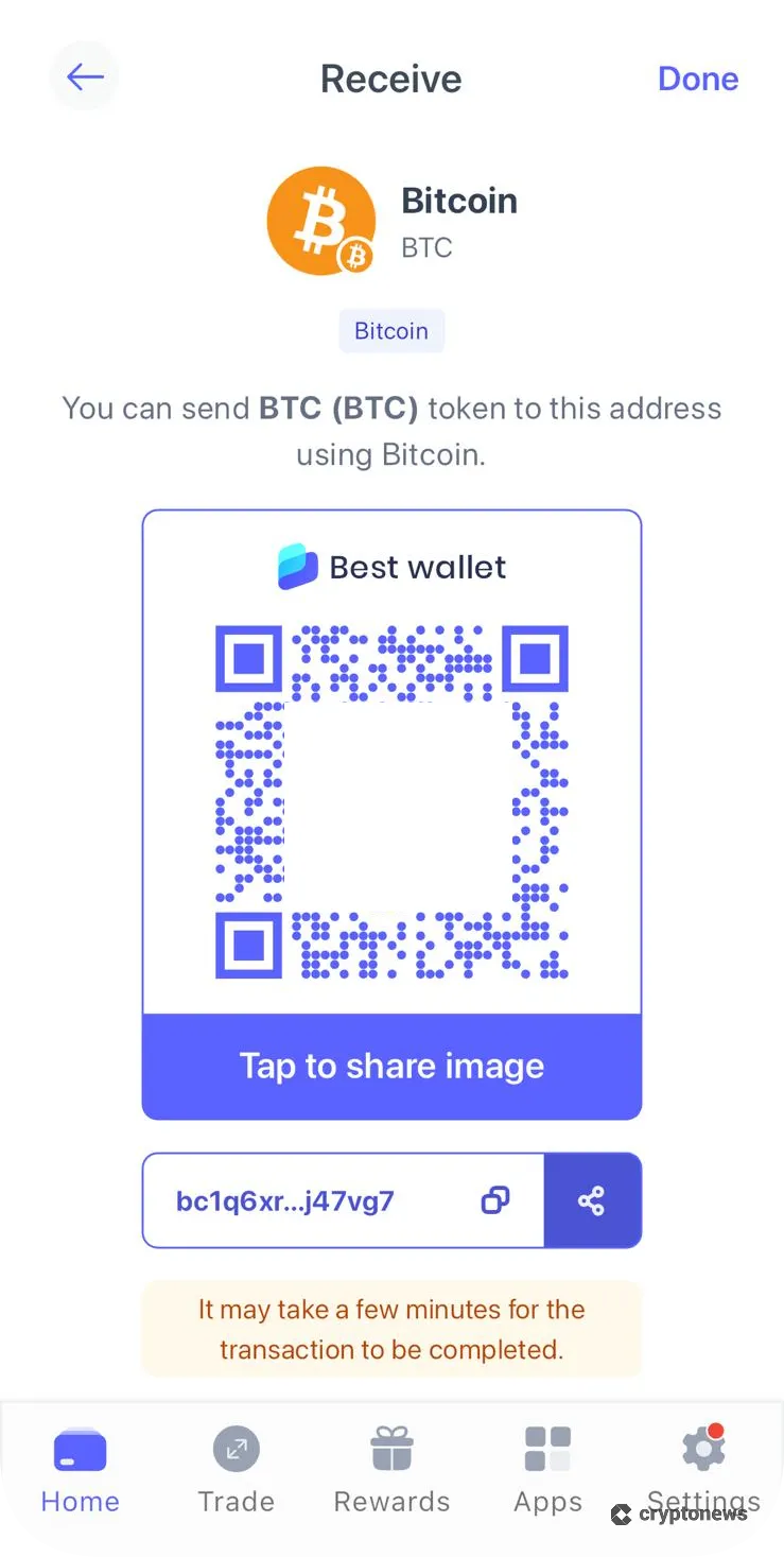 best wallet receive btc