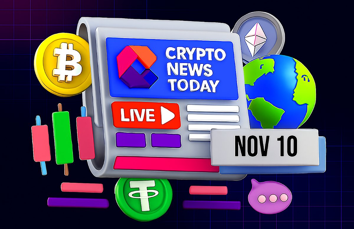 [LIVE] Crypto News Today: Latest Updates for Nov. 10, 2025 – Crypto Market Rebounds as BTC Reclaims $105K; ETH Jumps 7% in Broad Sector Rally