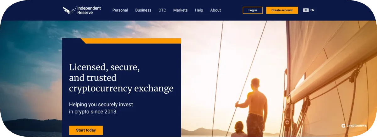 independent reserve homepage