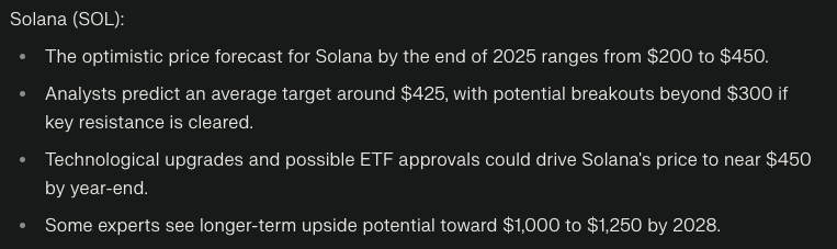 perplexity ai predicts sol