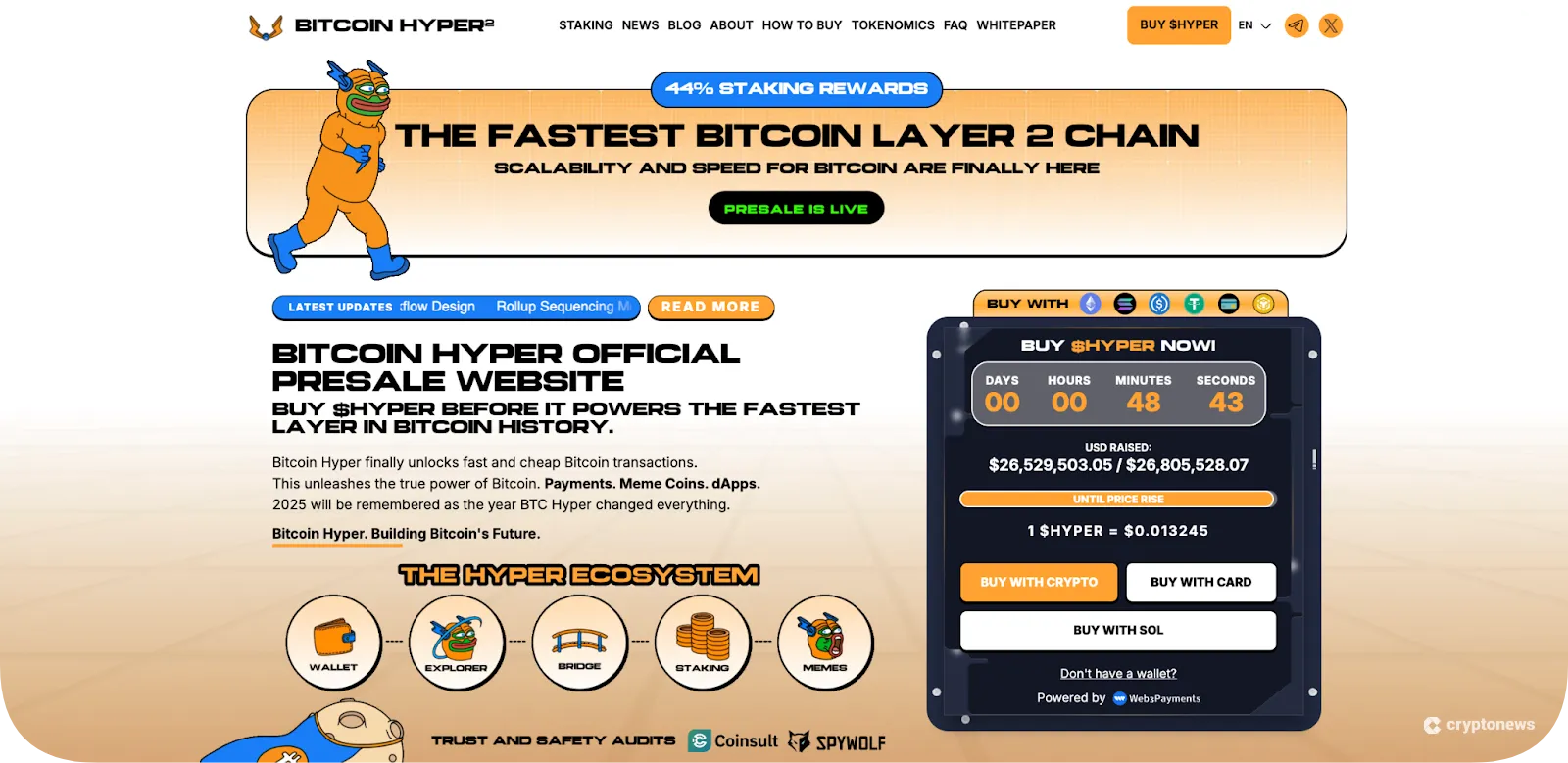 bitcoin hyper widget