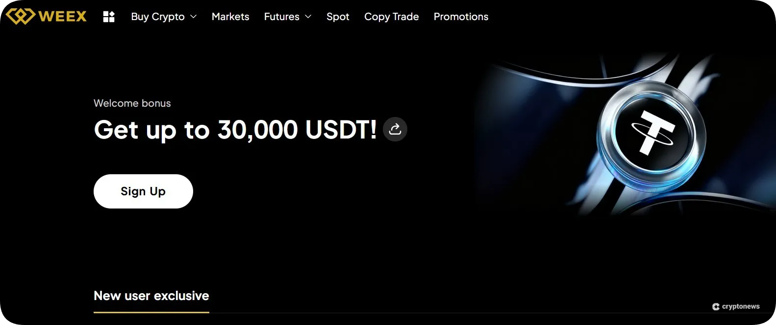 weex new user rewards