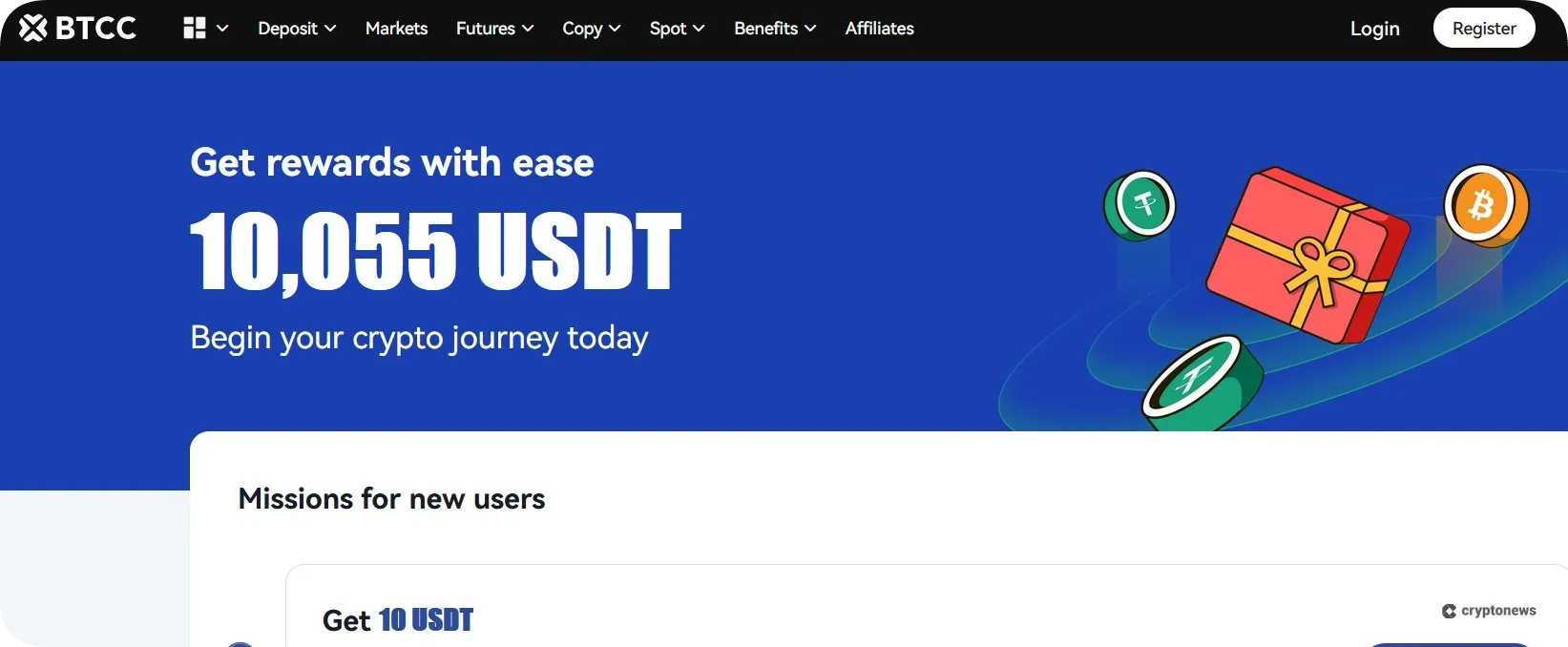 btcc exchange crypto rewards
