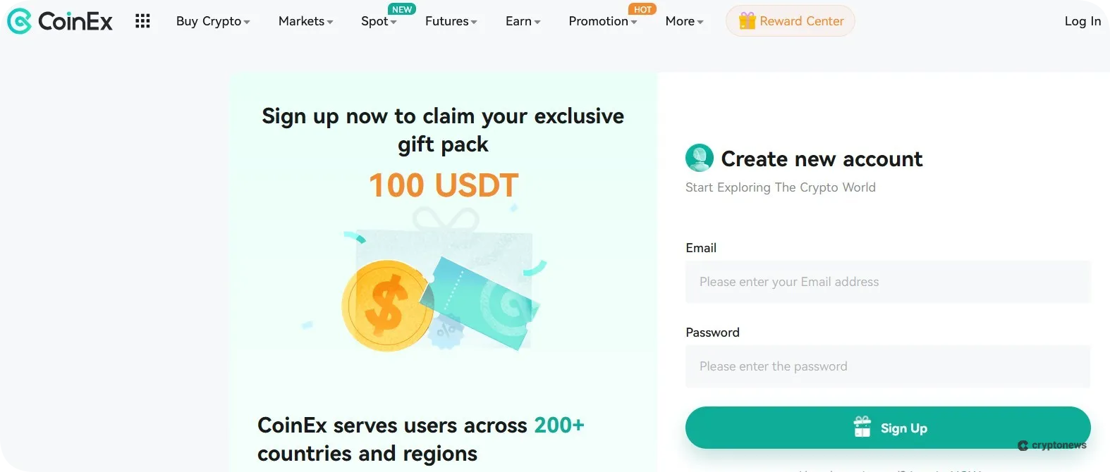 coinex bitcoin sign up bonus