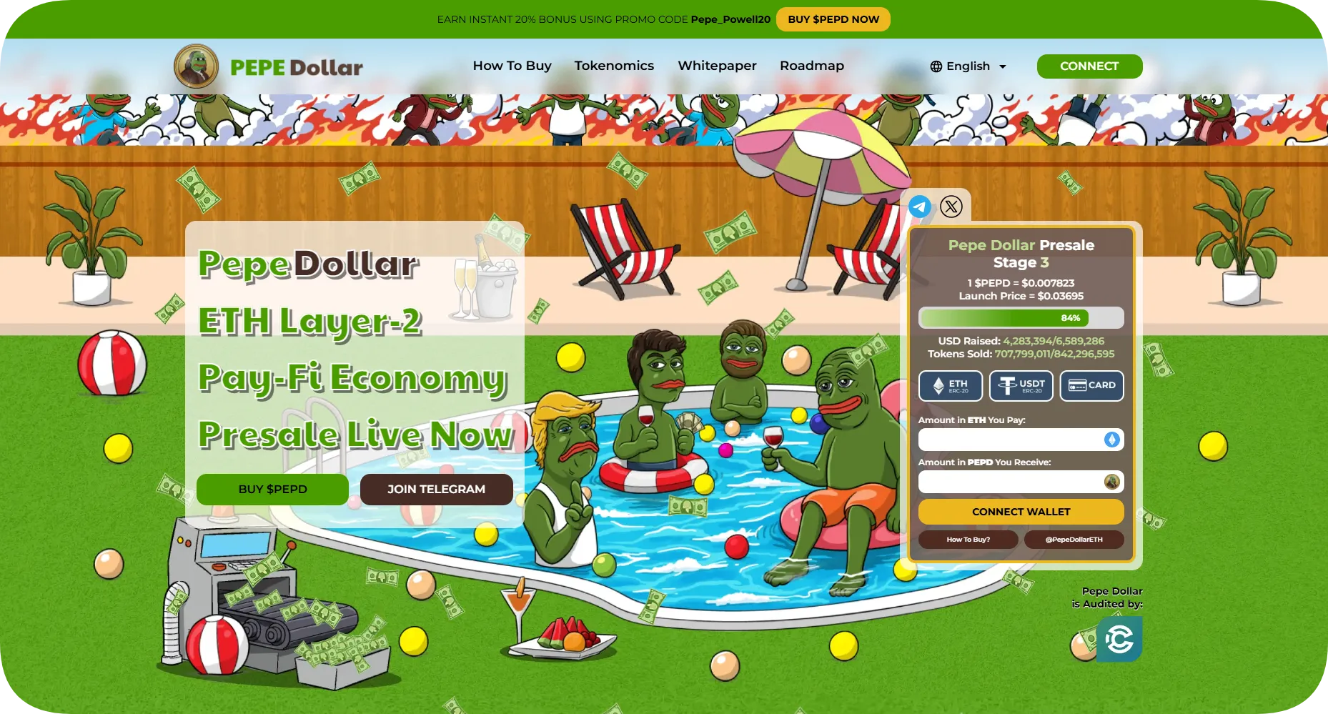 pepddollar is a good meme coin presale in 2025