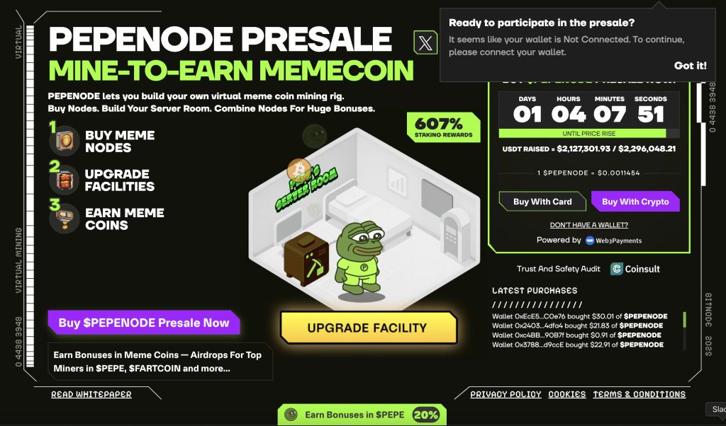 pepenode crypto presale