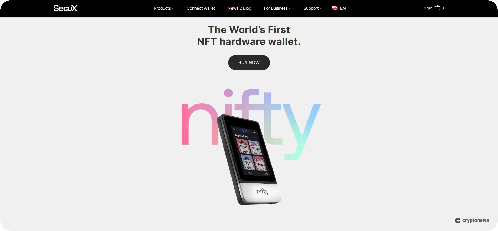 secux nifty, the Best Decentralized Hardware Wallet for NFT Management