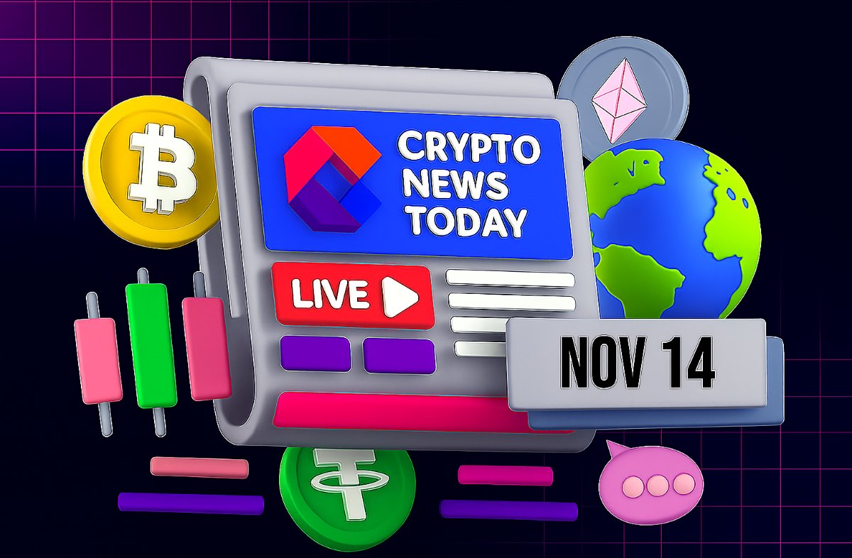 [LIVE] Crypto News Today: Latest Updates for Nov. 14, 2025 – Market Bleeds as Bitcoin Slips Under $98K; Anchorage Scoops Up 4,094 BTC Amid Selloff - CryptoNews.com | Related Crypto Article