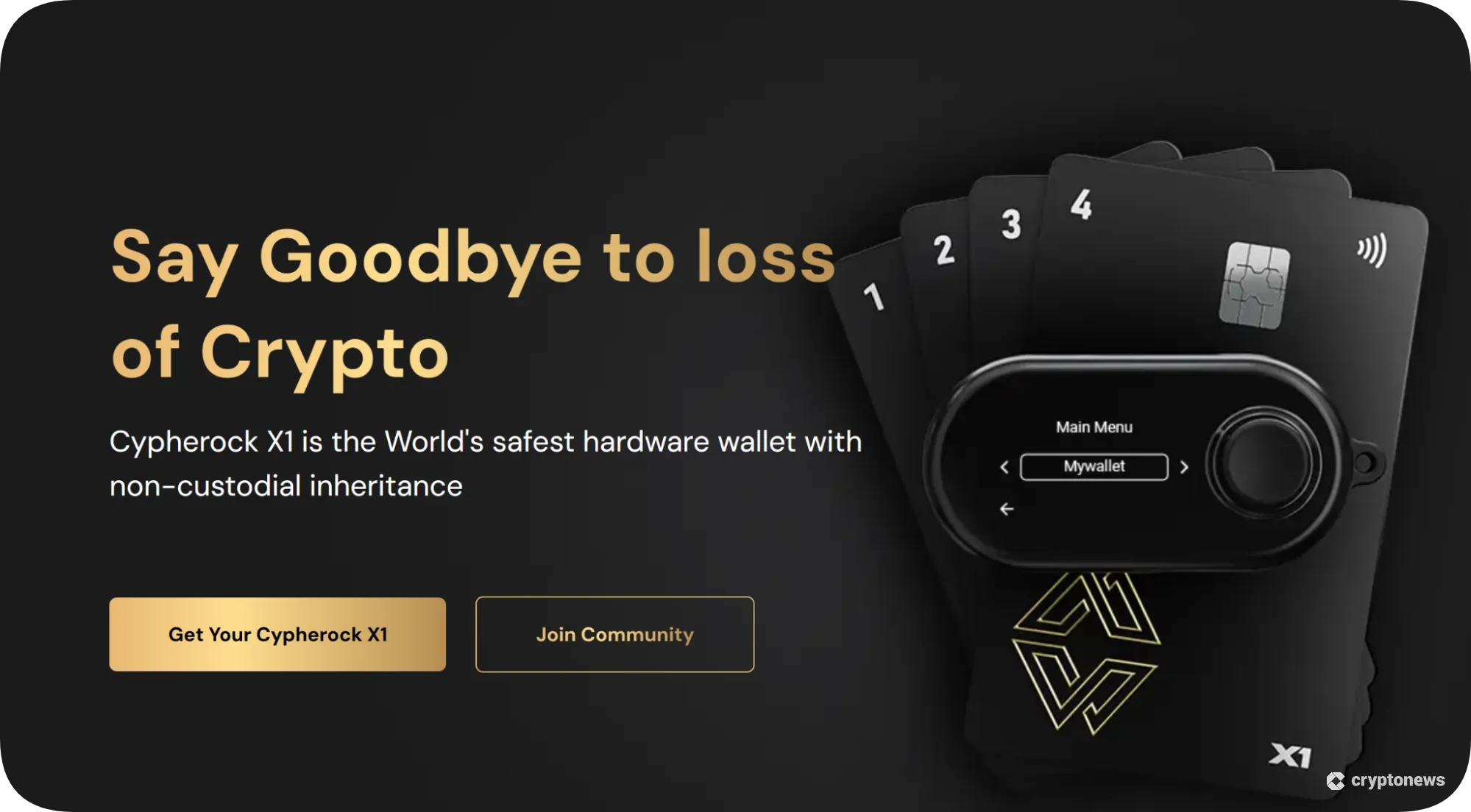 Cypherock X1 Overall Best BNB Hardware Wallet