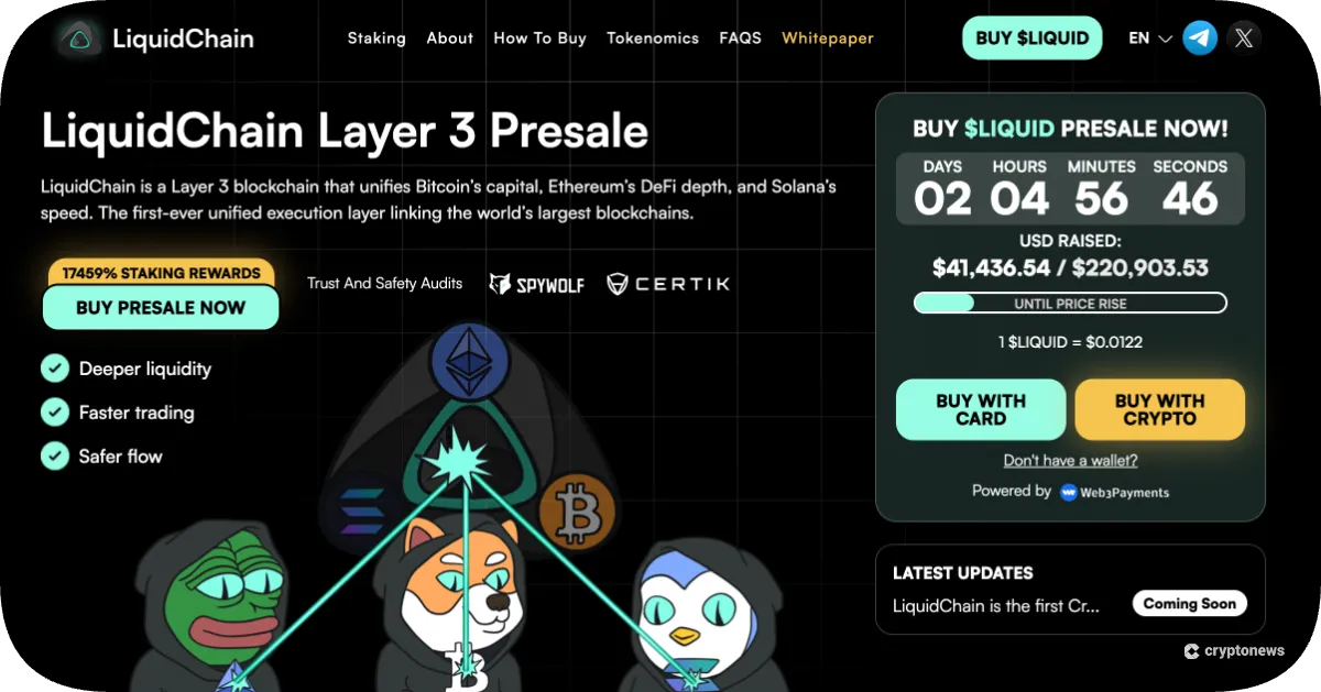 LiquidChain Layer 3 presale