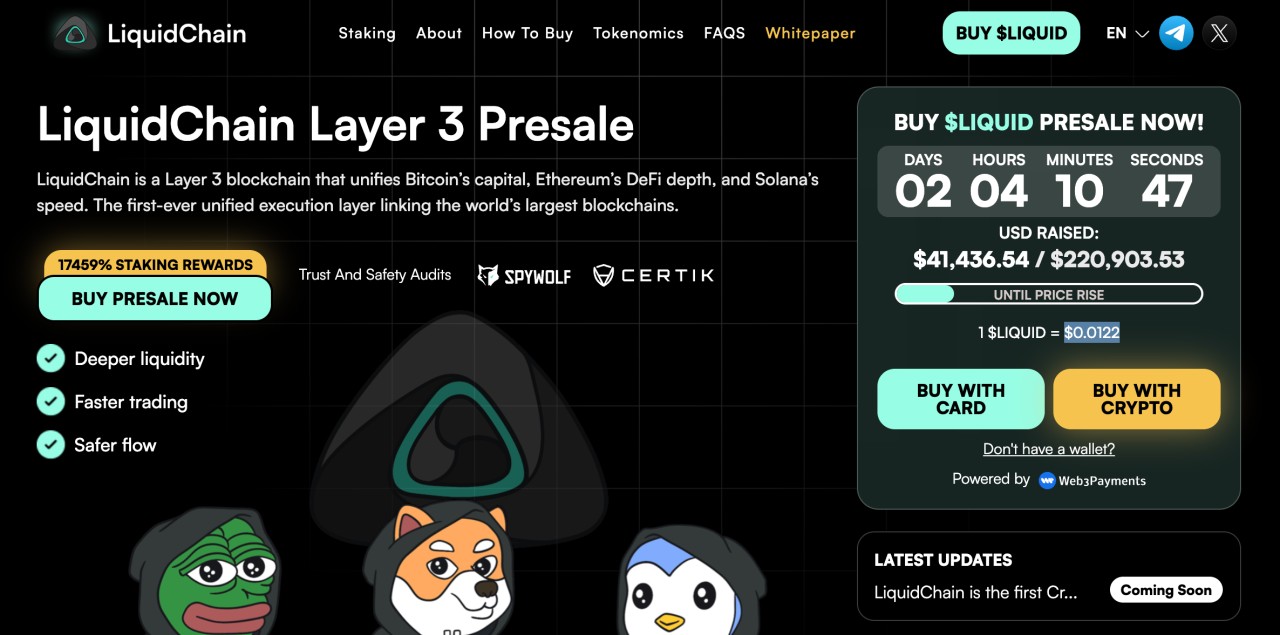 LiquidChain Layer 3 Presale