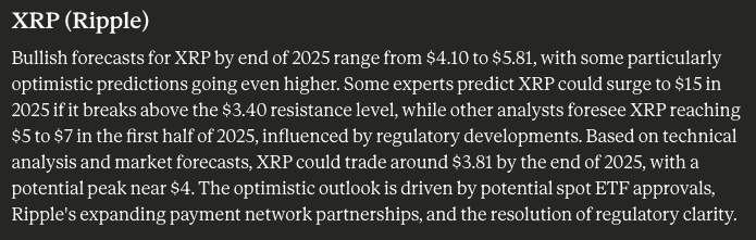 claude ai predicts xrp
