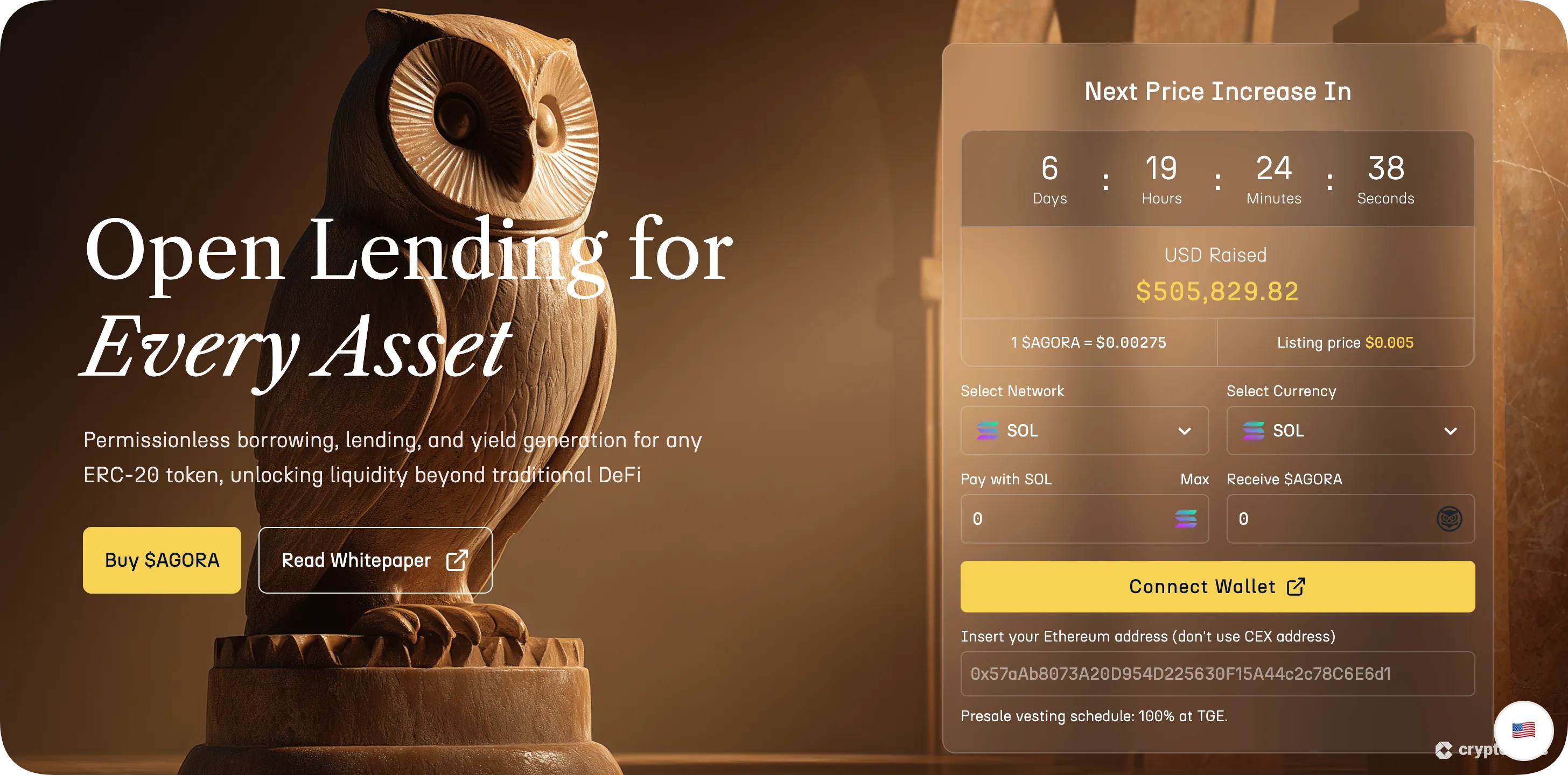 agoralend is a great solana presale 